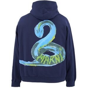 Marni Python Brushed Hoodie men’s size 48 made in Italy NWT $920